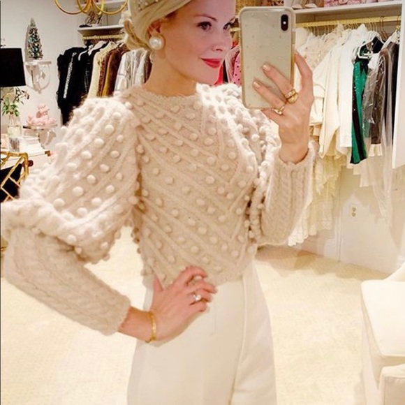 zimmermann pom pom sweater